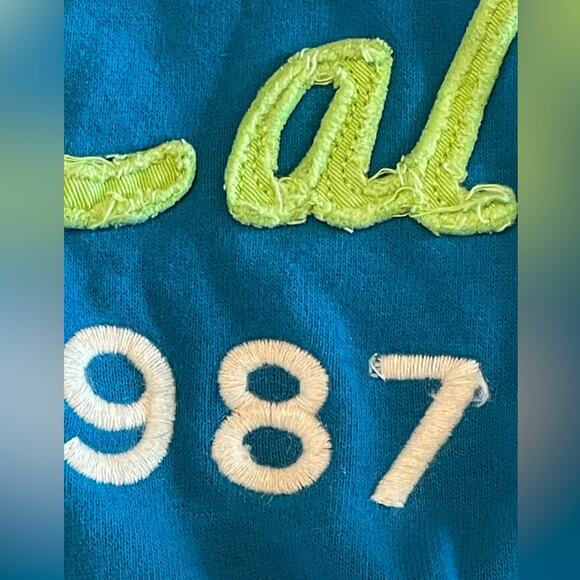 Aeropostale University So. Cal Blue Zip Front Hoodie Sweat Jacket size Medium - Picture 6 of 11